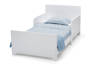Delta Children Bianca White (130) MySize Toddler Bed, Right Silo View 15