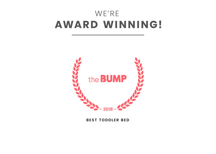 Award badge for Best Toddler Bed Style 1 1058 Minnie Mouse 1058 6-Minnie Mouse Toddler Canopy Bed