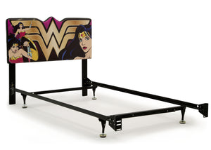 Delta Children Wonder Woman (1210) Upholstered Headboard (BB87173WW), Metal Frame a4a 3