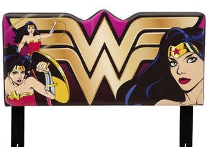 Delta Children Wonder Woman (1210) Upholstered Headboard (BB87173WW), Front View a1a 4