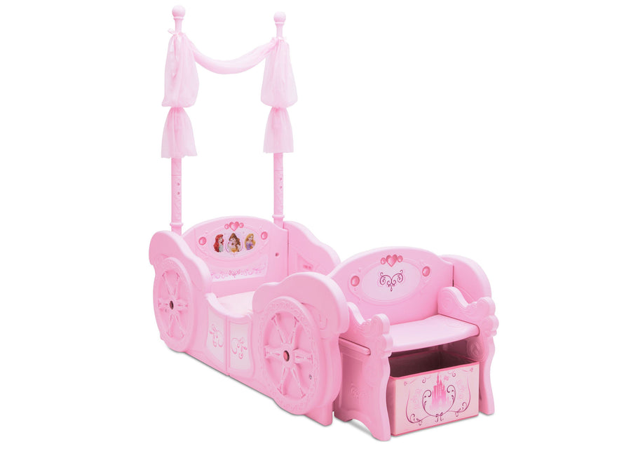  Princess (1031) BB87191PS-1031 5-Princess Carriage Convertible Toddler-to-Twin Bed
