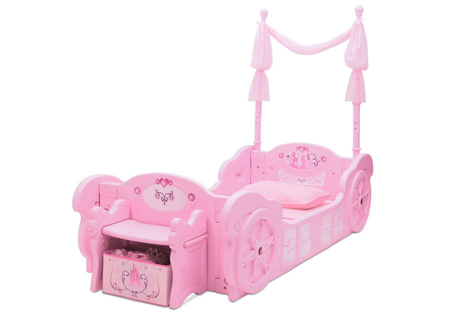  Princess (1031) BB87191PS-1031 3-Princess Carriage Convertible Toddler-to-Twin Bed