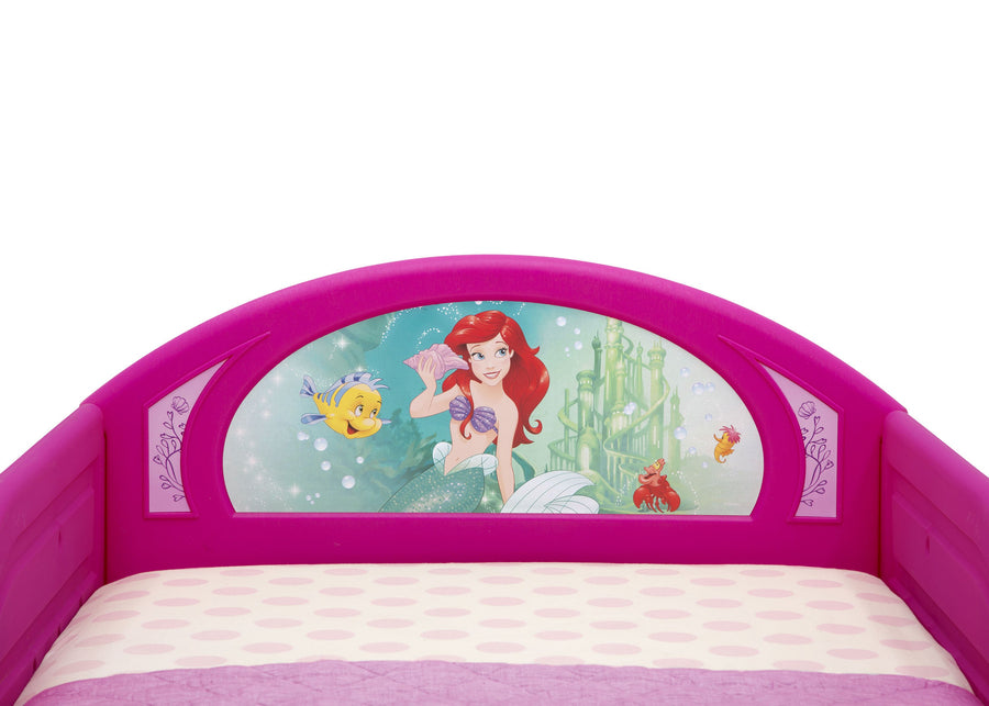 Princess Deluxe Toddler Bed with Attached Guardrails Disney Princess (1034) 5-Princess Deluxe Toddler Bed with Attached Guardrails