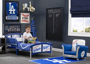 Delta Children Los Angeles Dodgers (1231) Soft Area Rug with Non-Slip Backing (TR9812LAD), Hangtag, a1a 5