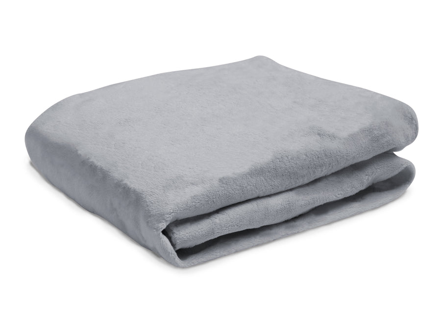 Grey Suede (5000) 9-7-Piece Essential Changing Table Set - Newborn Baby Gift Set for Boys and Girls – Set Includes Changing Pad, Plush Changing Pad Cover, 3 Changing Pad Liners and 2 Storage Bins