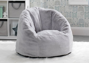 Toddler Snuggle Chair Grey Suede (5000) 42