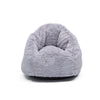 Grey Suede (5000) 4-Cozee Fluffy Chair, Toddler Size (For Kids Up to 6 Years Old)