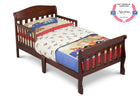 Delta Children Dark Cherry 604 Canton Toddler Bed 7181 Badge Silo 3-Canton Toddler Bed