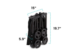 delta clutch travel stroller Delta Children The Clutch Lightweight Stroller, Black