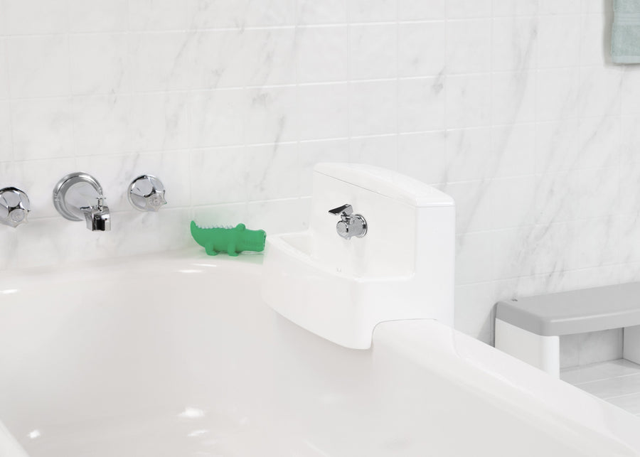 MySize 3-in-1 Convertible Sink, Step Stool and Bath Toy for Kids White and Turquoise (5052) 4-MySize 3-in-1 Convertible Sink, Step Stool and Bath Toy for Kids