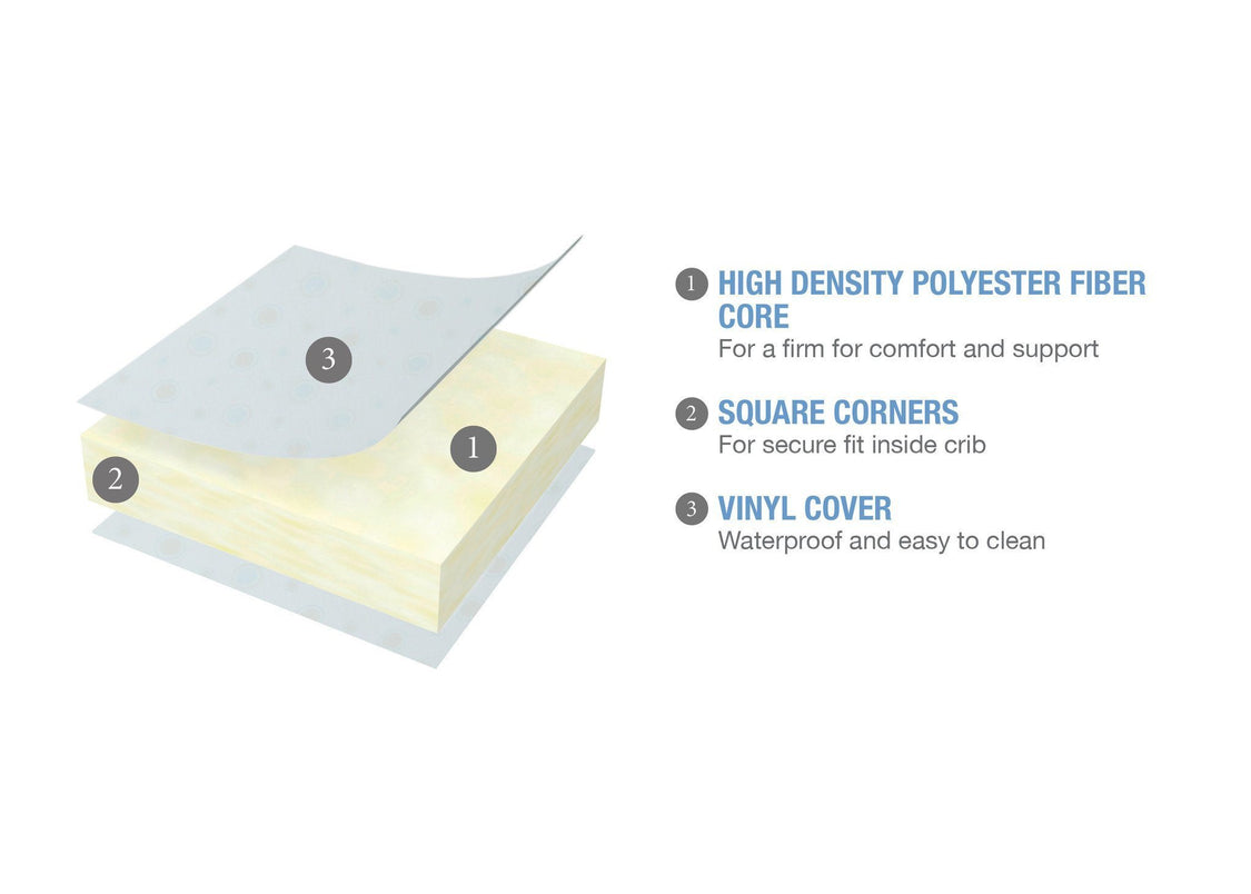 Delta Children Glimmer Stars Crib and Toddler Mattress features a2a No Color (NO)