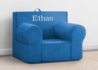 Blue (1220) 15-Personalized XL Cozee Foam Chair for Kids - Our Largest Chair