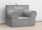 Light Grey (1226) 22-Personalized XL Cozee Foam Chair for Kids - Our Largest Chair