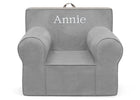 Light Grey (1226) 23-Personalized XL Cozee Foam Chair for Kids - Our Largest Chair
