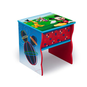 Delta Children Mickey Mouse (1051) Side Table with Storage, Right Angle, a1a 2