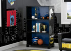 Delta Children Batman (1200) Batman Deluxe 3-Shelf Bookcase (FL86731BT), Hangtag, a1a 1-Batman Deluxe 3-Shelf Bookcase