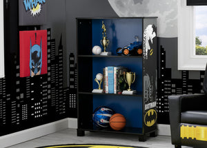 Delta Children Batman (1200) Batman Deluxe 3-Shelf Bookcase (FL86731BT), Hangtag, a1a 1