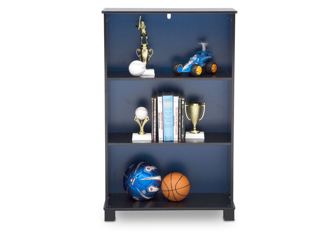 Delta Children Batman (1200) Batman Deluxe 3-Shelf Bookcase (FL86731BT), Front Silo, a3a