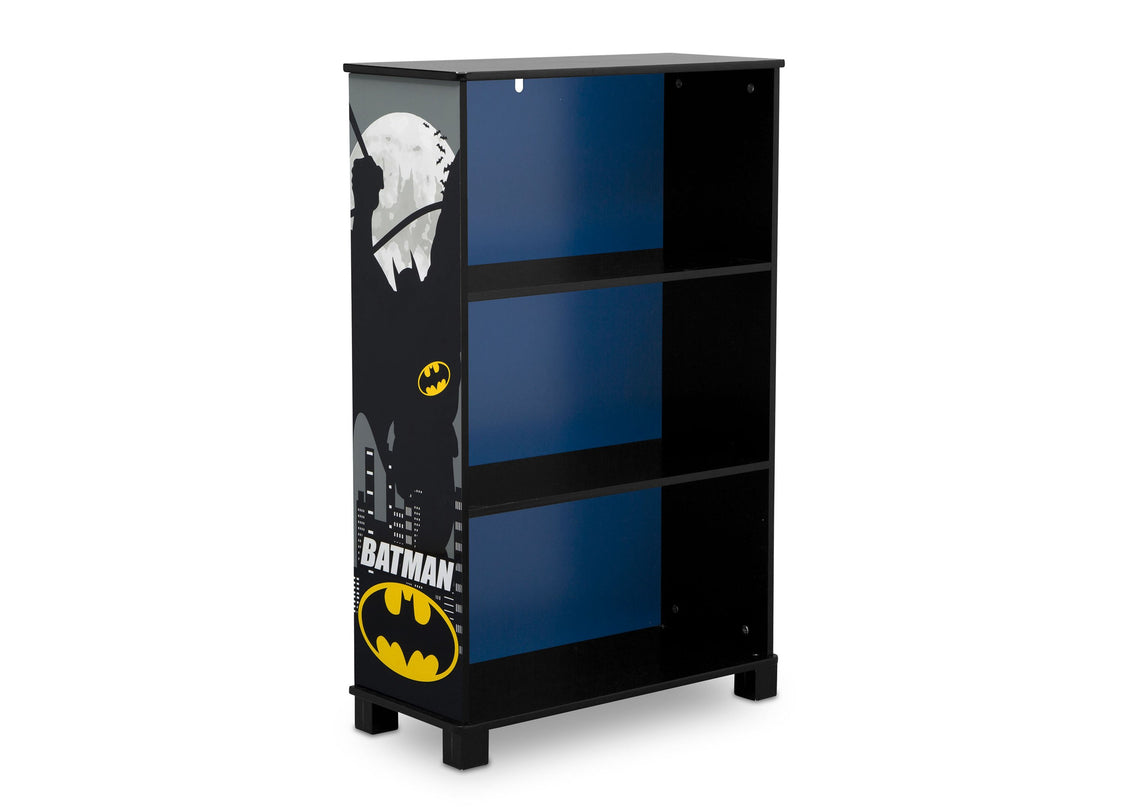 Delta Children Batman (1200) Batman Deluxe 3-Shelf Bookcase (FL86731BT), Side Silo, a2a