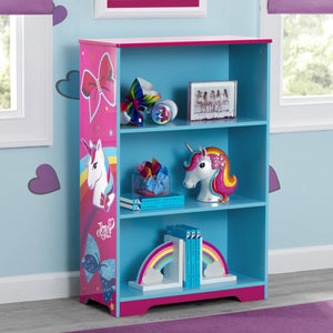 Delta Children JoJo Siwa Deluxe 3-Shelf Bookcase, Hangtag View Jojo Siwa (1126) 4