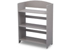 Delta Children Grey (026) MySize Bookshelf, Left Angle, a4a 3-MySize Bookshelf