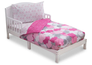 Girl 4-Piece Toddler Bedding Set, Pink Clouds (2003) c3c 18