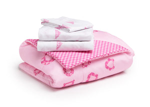 Girls Soft Kids Area Rug, Princess Gingham (2008) h4h 34