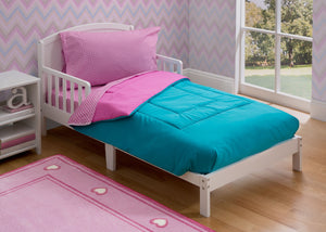 Girls Soft Kids Area Rug, Pink/Blue Gingham (2007) g1g 68