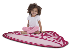 Delta Children Princess (3005) Non-Slip Area Rug for Boys, Model View 3
