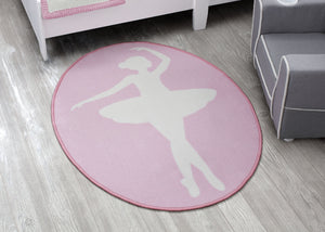 Delta Children Ballerina (3007) Non-Slip Area Rug for Boys, Hangtag View 4