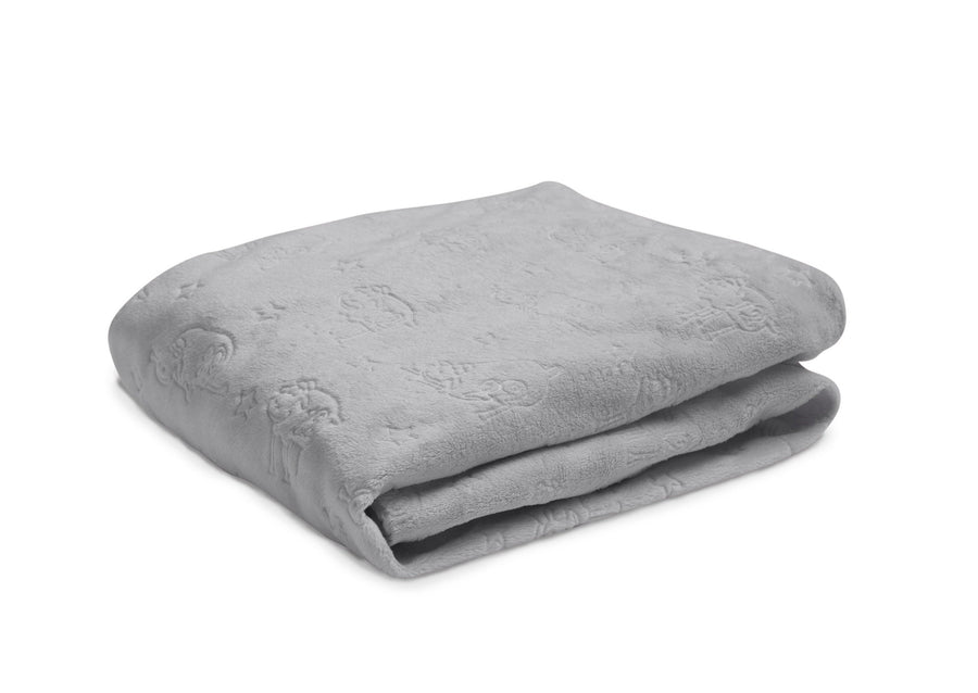 Perfect Sleeper Contoured Changing Pad with Plush Cover Grey (5057) 2-Perfect Sleeper Contoured Changing Pad with Plush Cover