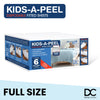 Kids-A-Peel Disposable Fitted Sheets 17-Kids-A-Peel Disposable Fitted Sheets, 6-Pack, Waterproof, Breathable Soft Bed Pads that Protect Your Mattress