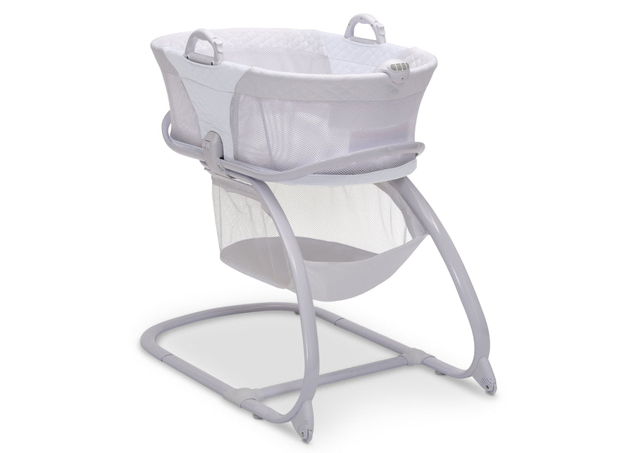 2-in-1 Moses Basket Bedside Bassinet Sleeper White (100) 2-2-in-1 Moses Basket Bedside Bassinet Sleeper