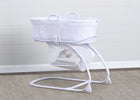 2-in-1 Moses Basket Bedside Bassinet Sleeper White (100) 1-2-in-1 Moses Basket Bedside Bassinet Sleeper