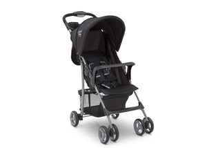 Little Folks Black (001) Classic Tour Stroller by Delta Children, Right Silo View 8