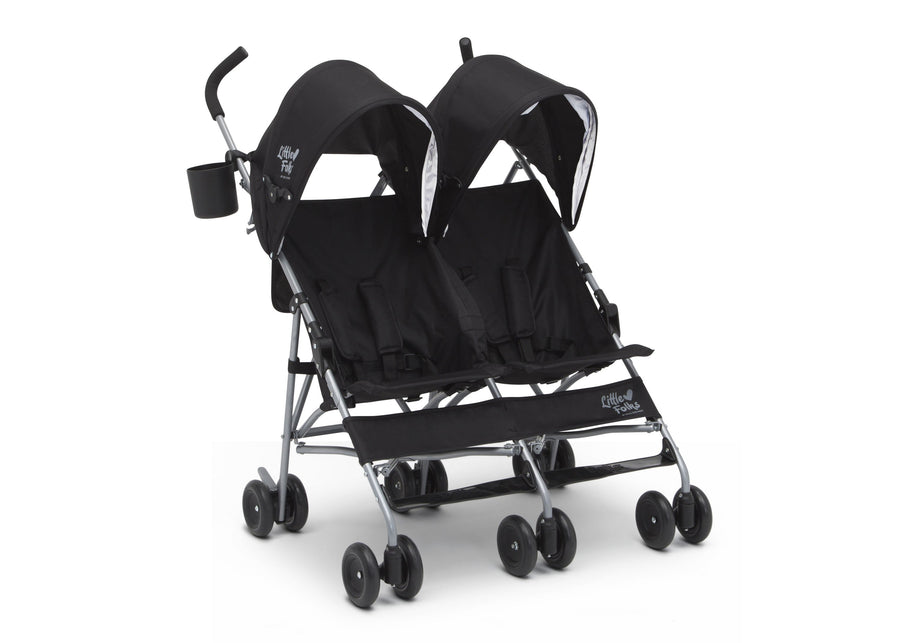 Black (001) 11-Olympia Side x Side Double Stroller