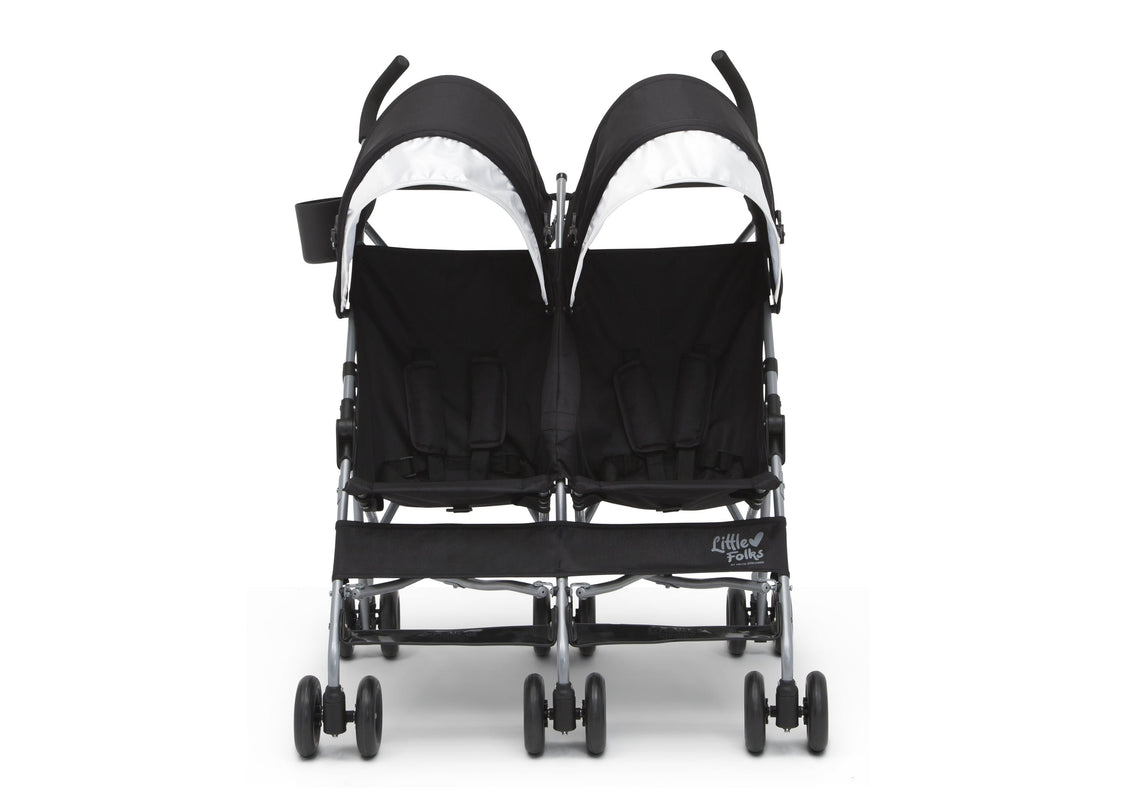 Olympia Side x Side Double Stroller Black (001)