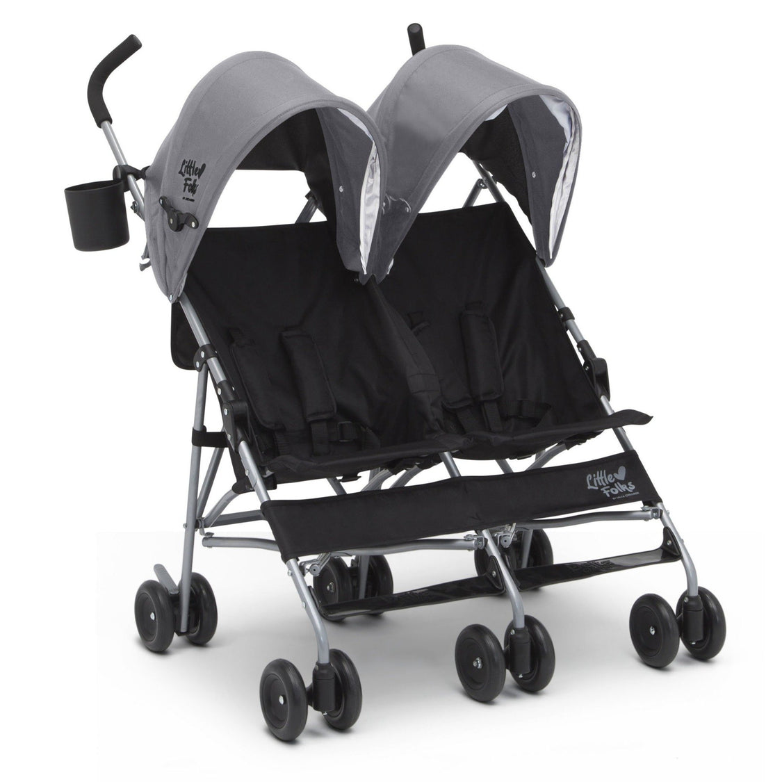 Olympia Side x Side Double Stroller Grey (2172)