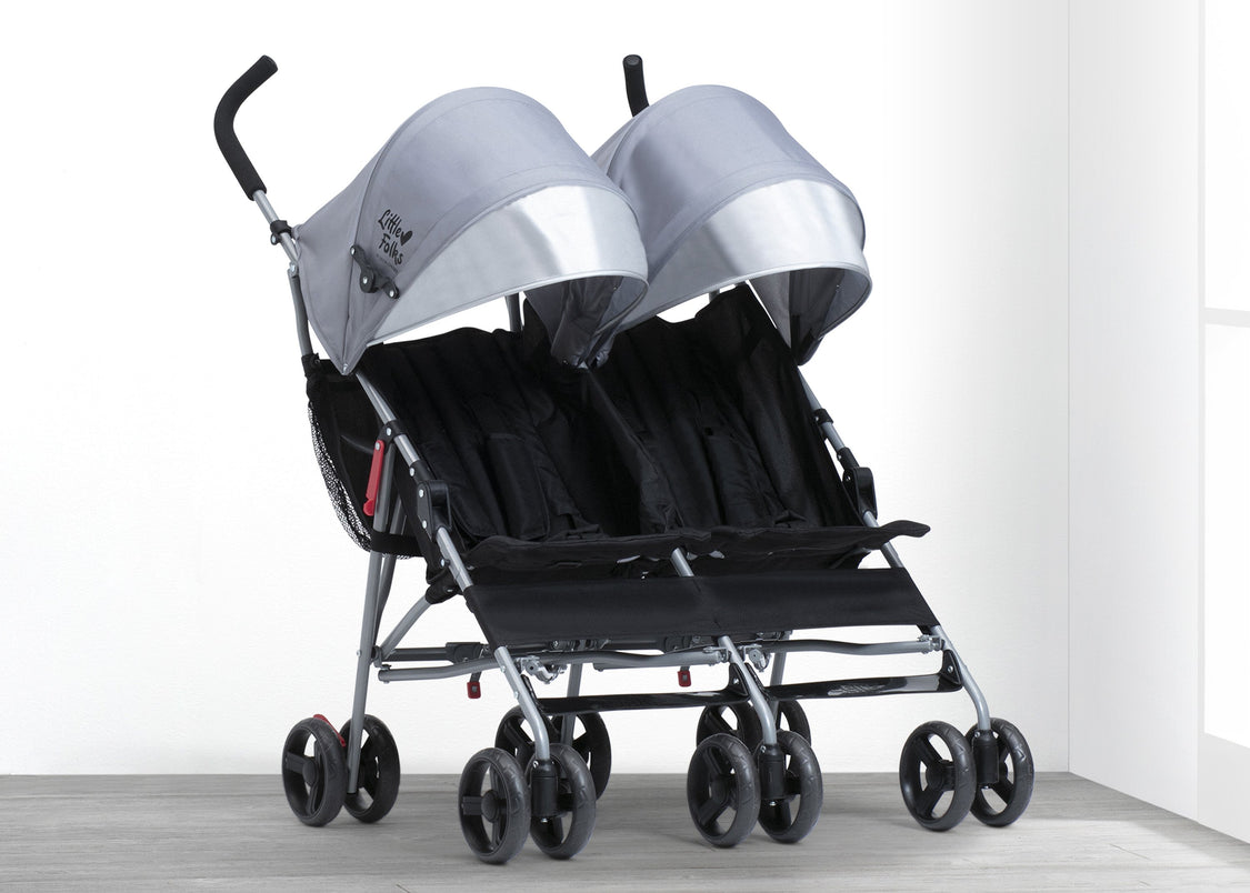Olympia Side x Side Double Stroller Grey (2172)