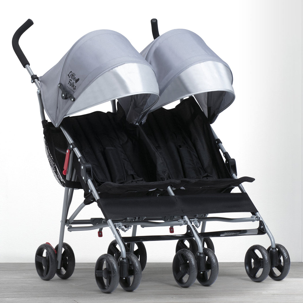 Olympia Side x Side Double Stroller Grey (2172)