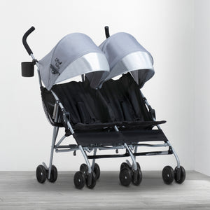 Olympia Side x Side Double Stroller Grey (2172) 28