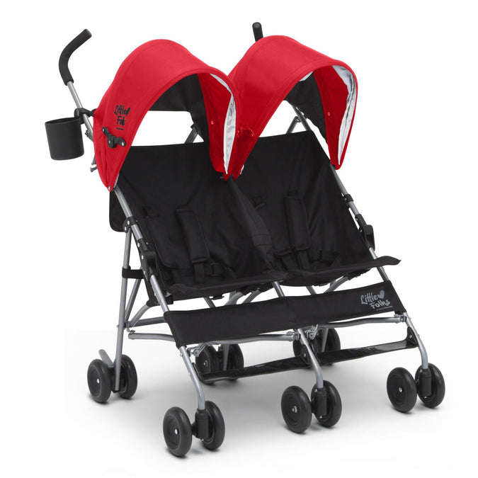 Olympia Side x Side Double Stroller Red (2173) 15-Olympia Side x Side Double Stroller