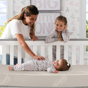 Fitted Bassinet Sheet Set 2 Pack Compatible with Delta Children