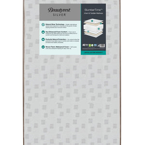 Beautyrest Silver Slumbertime Crib and Toddler Mattress 1