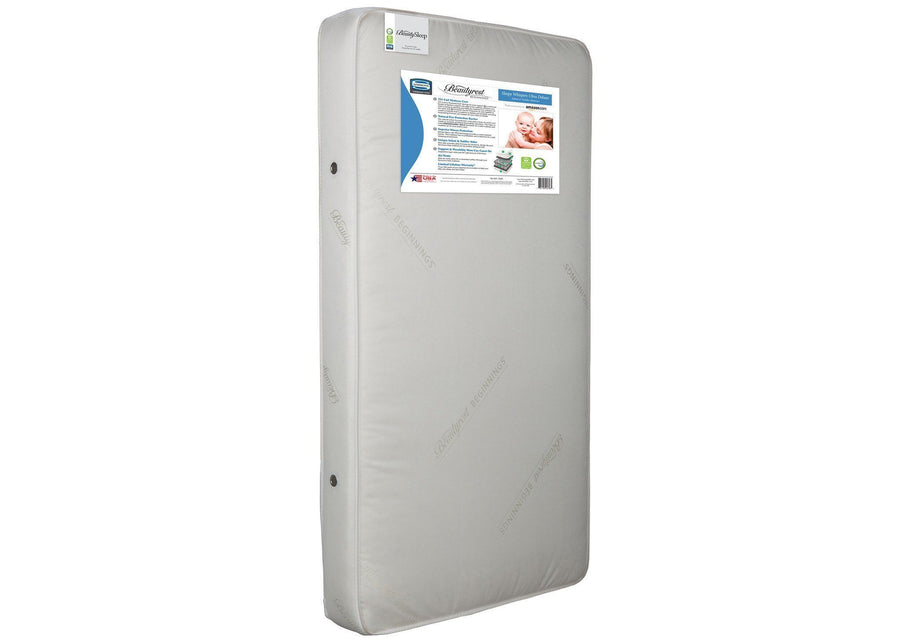 Simmons Kids BeautyrestÂ® Beginnings Sleepy Whispers Ultra Deluxe 231 Pocketed Coil Front View a4a No Color (NO) 4-Simmons Kids Beautyrest® Beginnings Sleepy Whispers Ultra Deluxe 231 Pocketed Coil