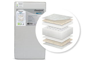 Beautyrest Silver Special Edition Hybrid Crib and Toddler Mattress, Main View 4