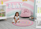 Rainbow Dot (3023) 1-Rainbow Dot Round Area Rug for Kids, 39-Inch