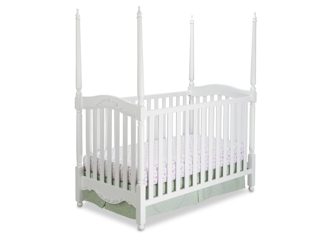 Delta Children White (100) Sophia 3-in-1 Crib Right View