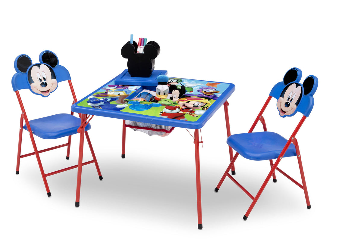Disney Mickey Mouse (1053) 4-Piece Kids Furniture Set (99528MM), Table and Chairs, a3a