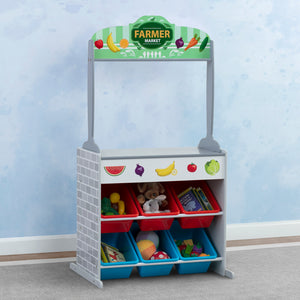 Cocomelon Design & Store 6 Bin Toy Storage Organizer by Delta Children